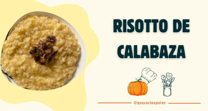 Receta paso a paso de risotto de calabaza